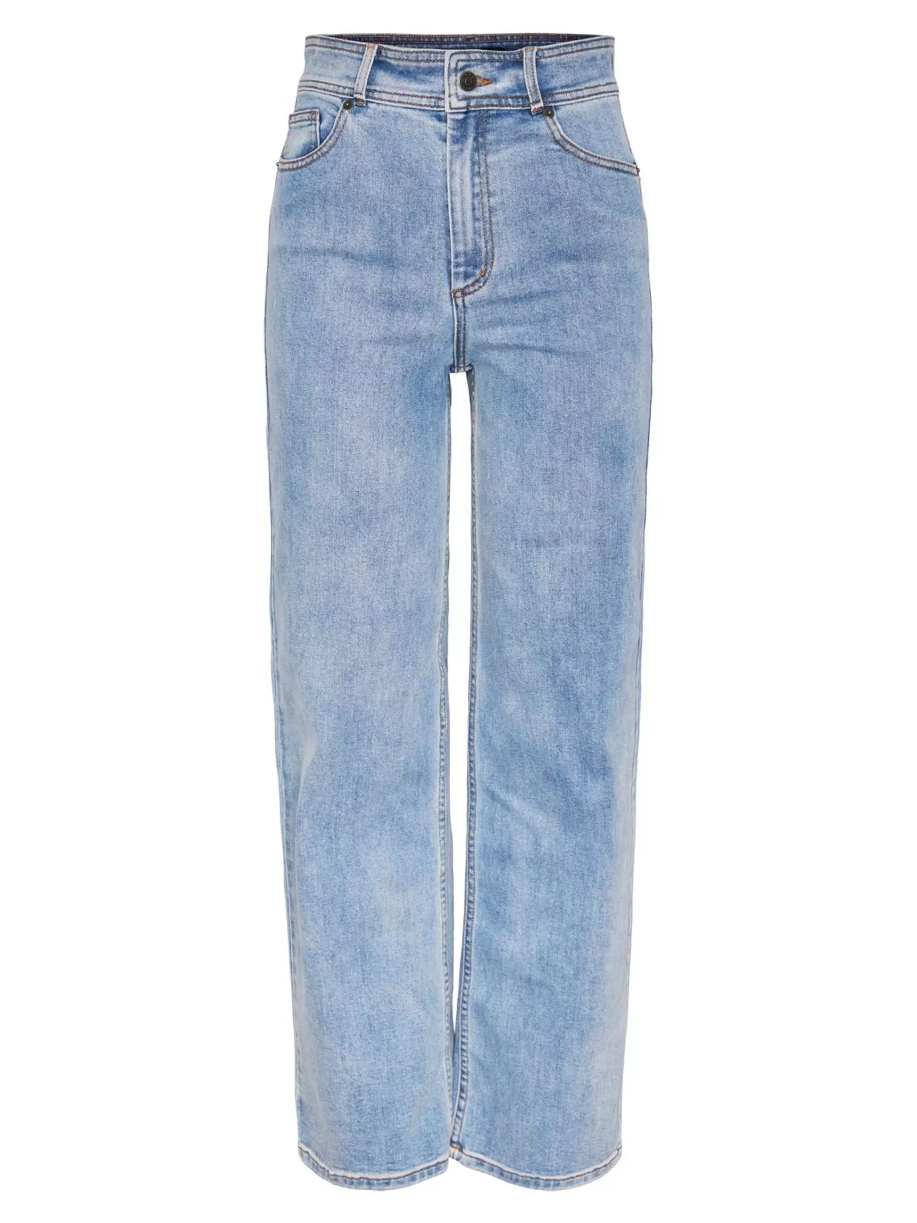 Shop YAS DOLMA JEANS MED VIDE BEN LightBlueDenim