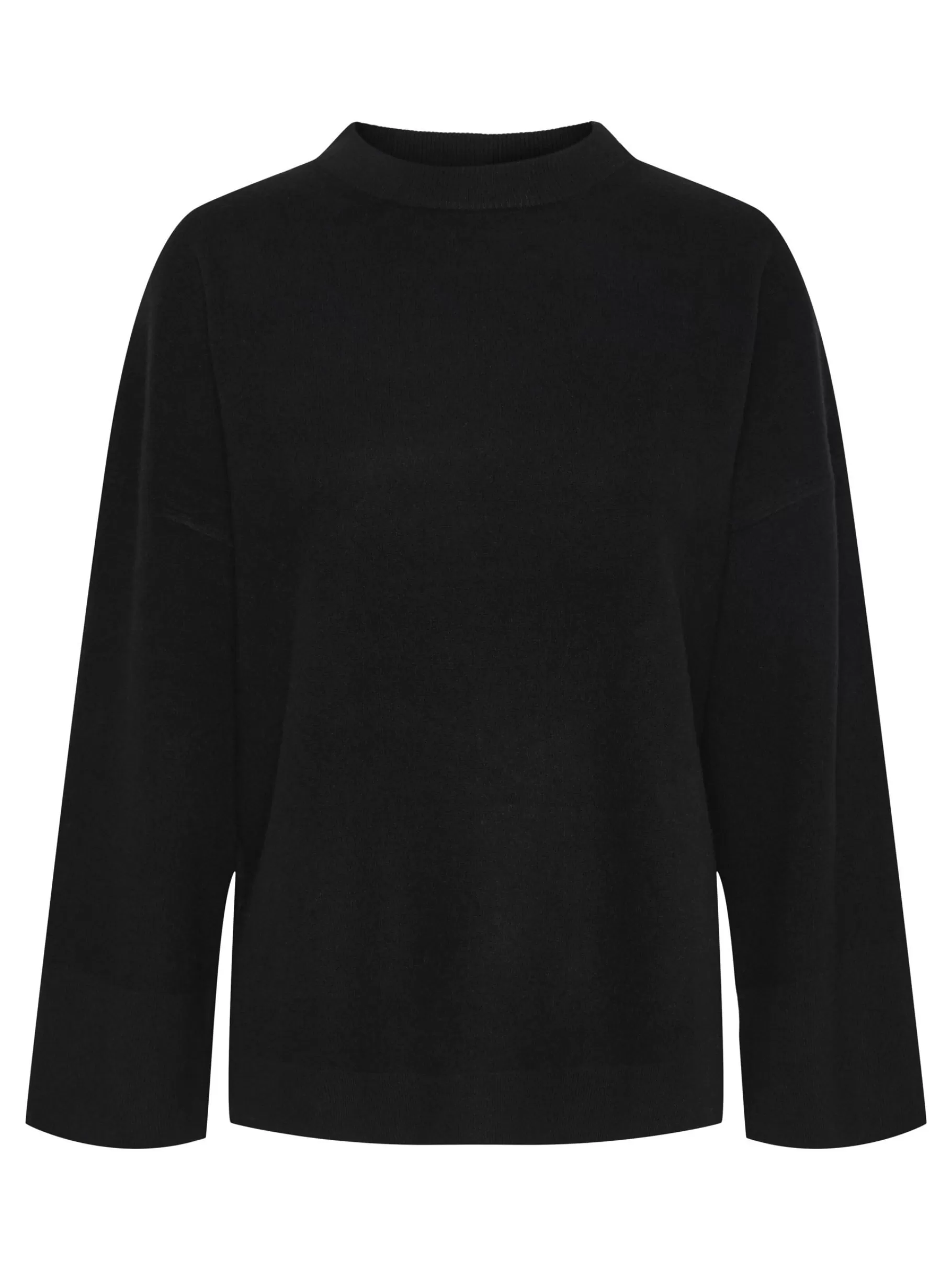 Flash Sale YAS EMILIE ULD STRIKTRØJE Black