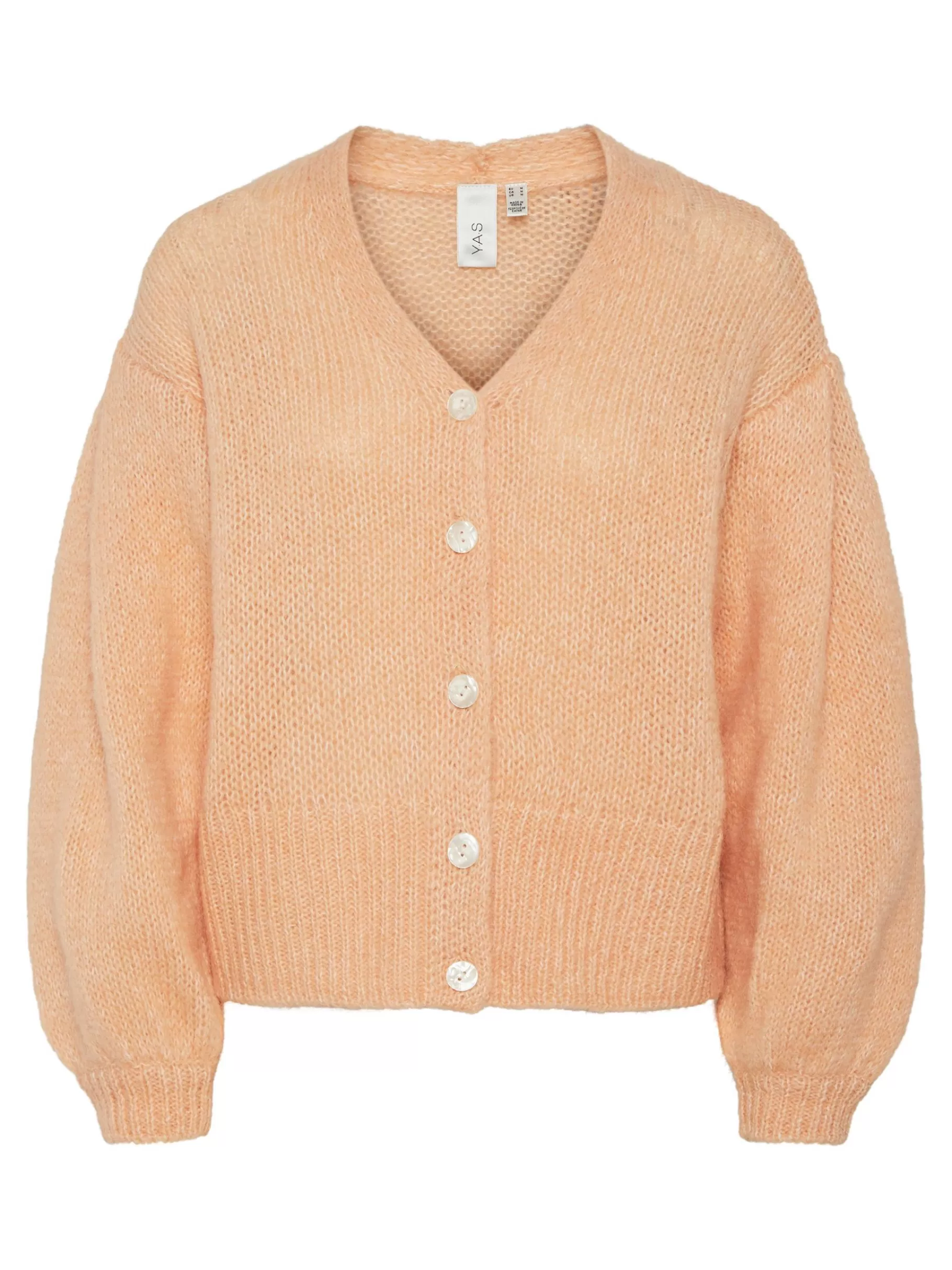 Best YAS FUMA STRIKKET CARDIGAN PeachFuzz