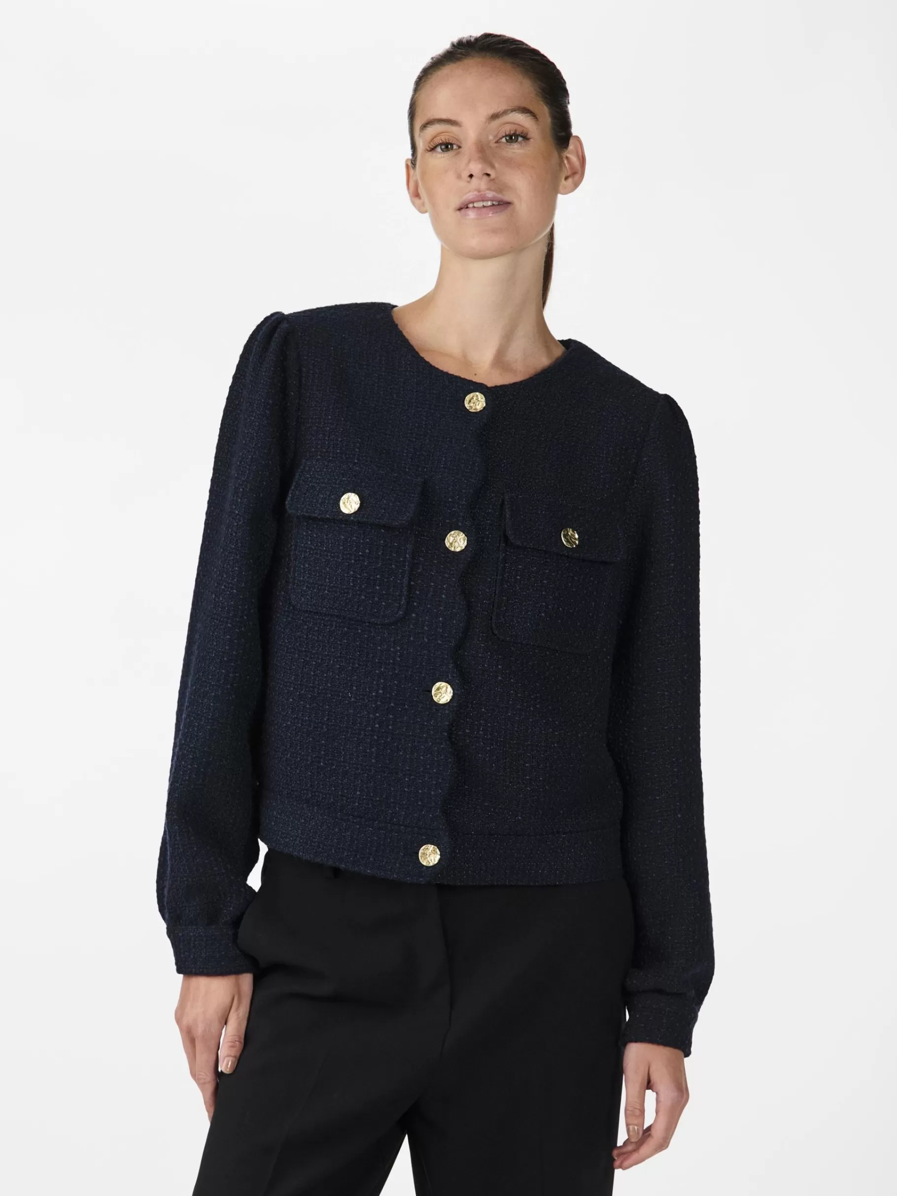 Cheap YAS JOSEPHINE JAKKE NavyBlazer