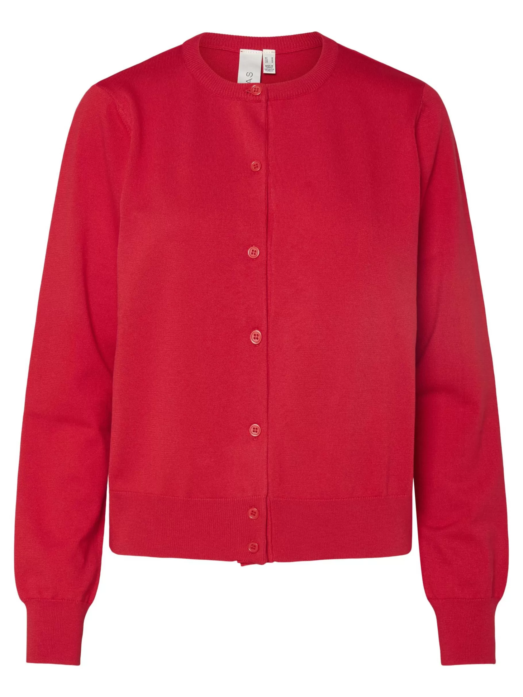 Discount YAS RADDI STRIKKET CARDIGAN RacingRed